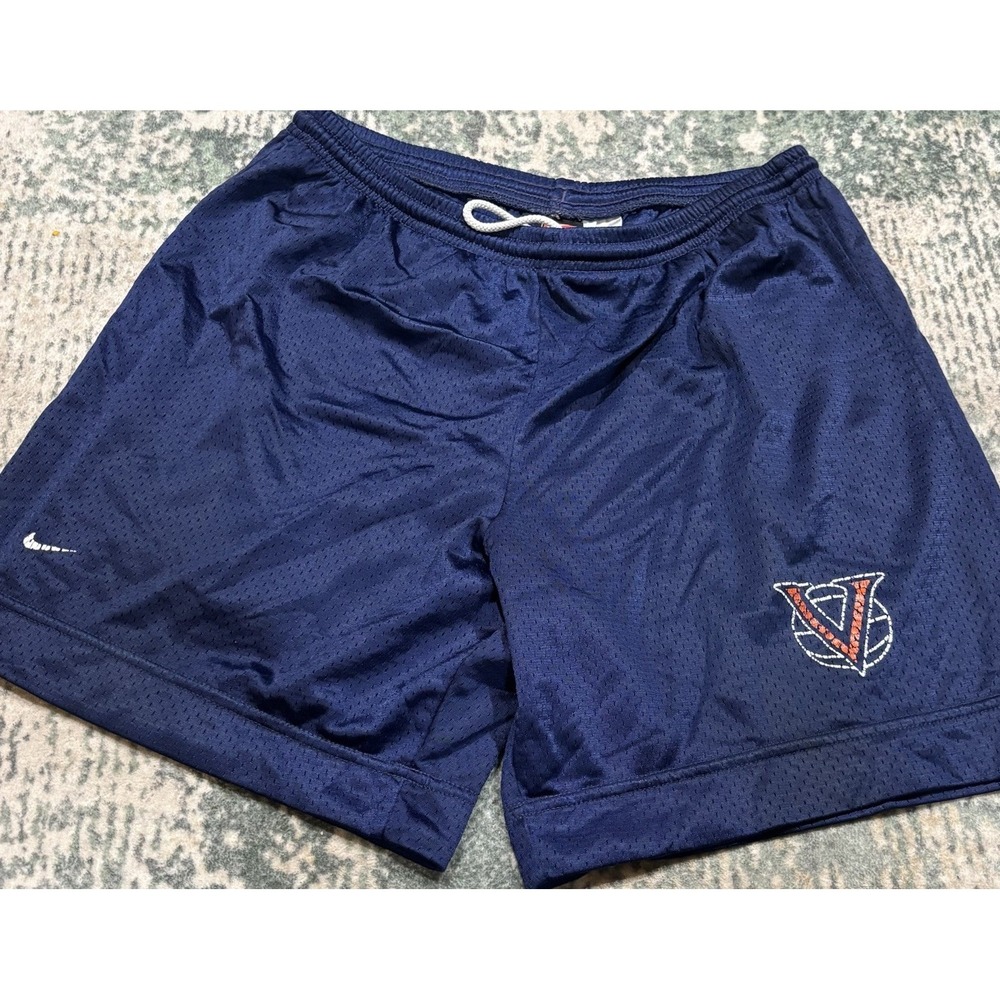 Vintage 90s Nike Team UVA Virginia Cavaliers Mesh Basketball Shorts Men's M USA
